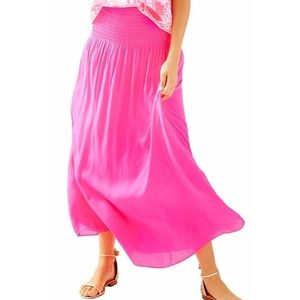 Lilly Pulitzer Kir Royal Pink Bodhi Maxi Skirt (L)